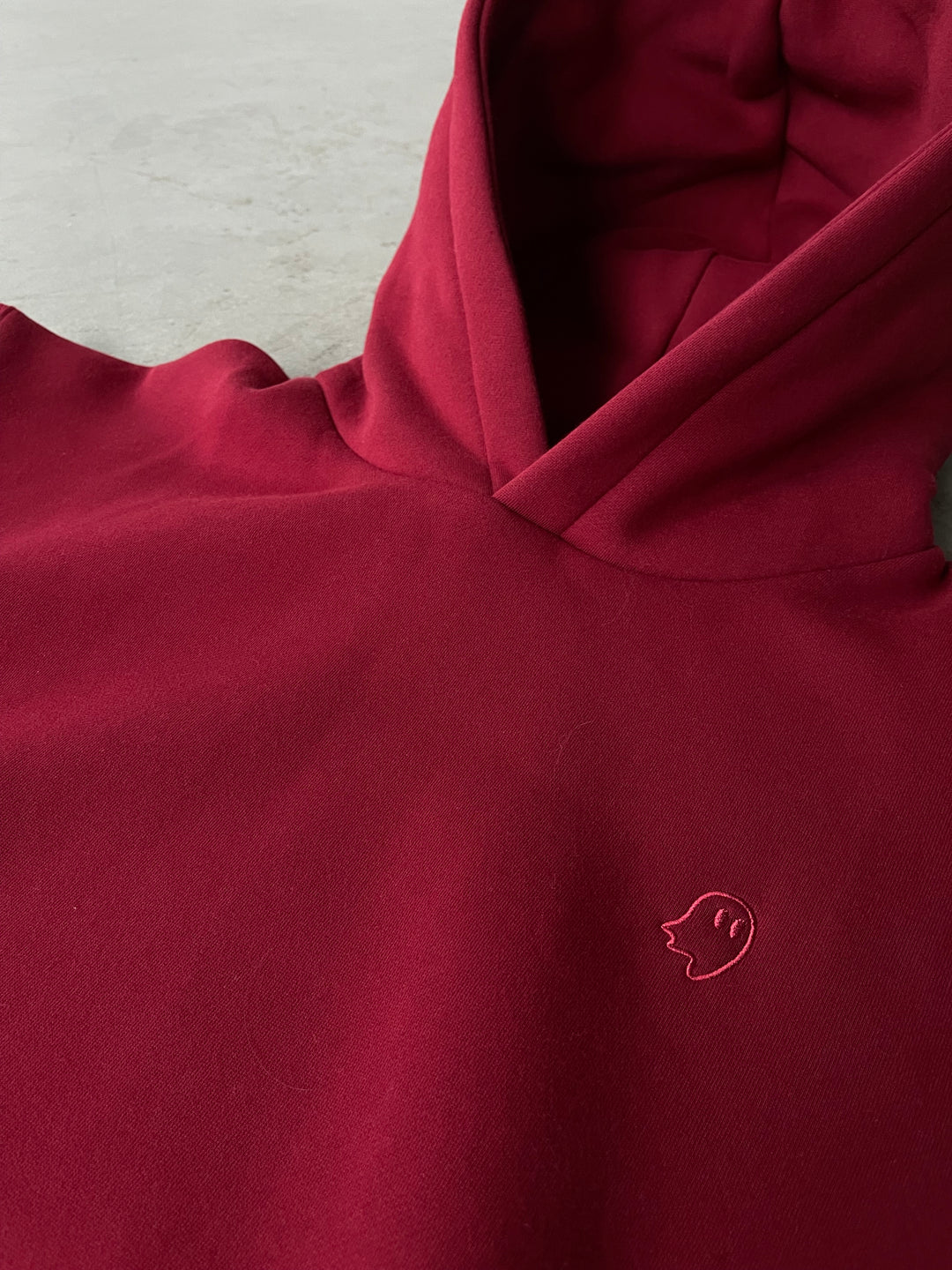 Heavyweight Hoodie — College Red
