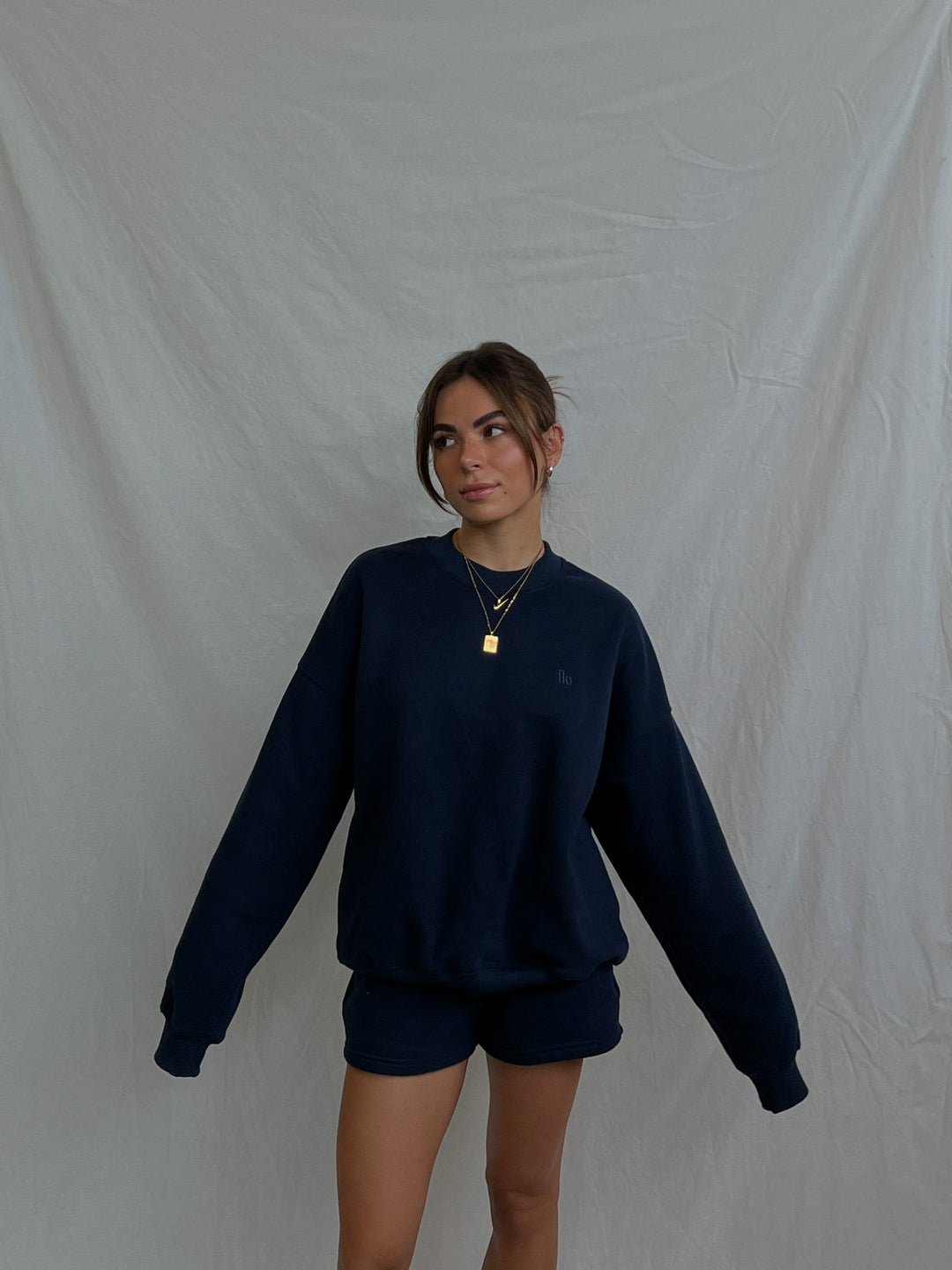 Cloud Crewneck — Oxford