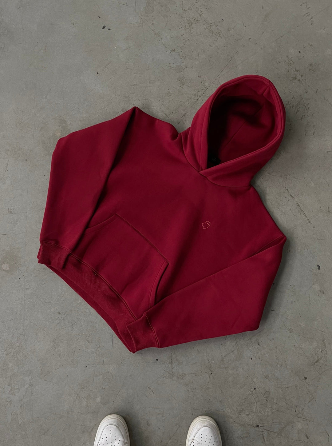 Heavyweight Hoodie — College Red