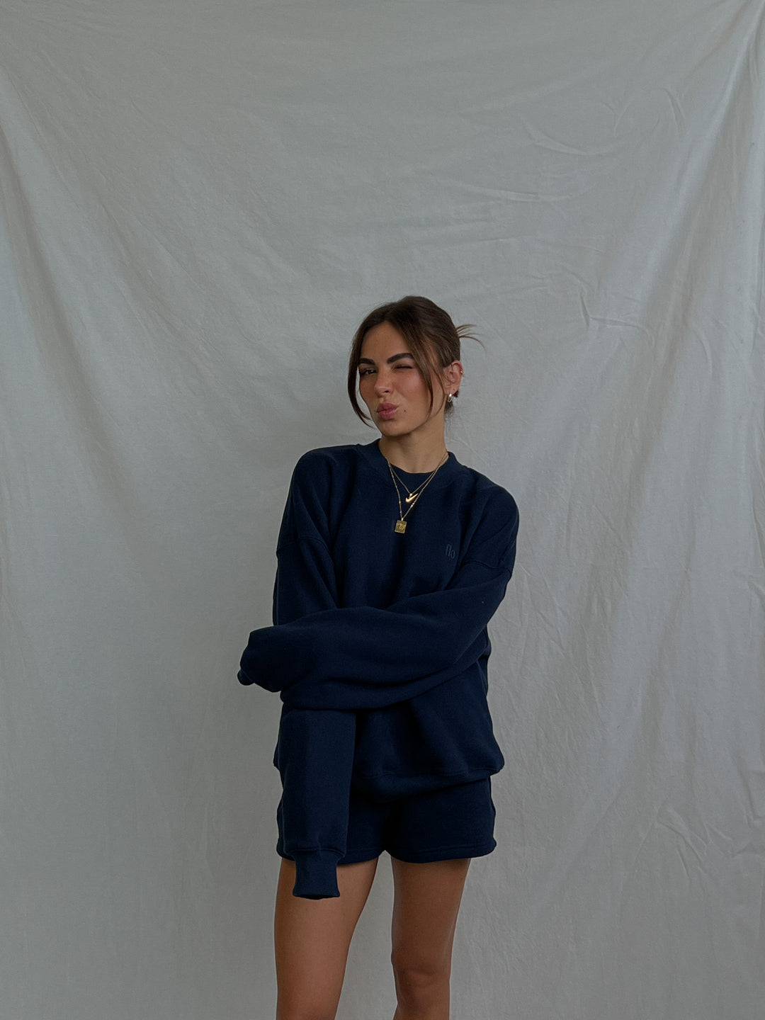 Cloud Crewneck — Oxford