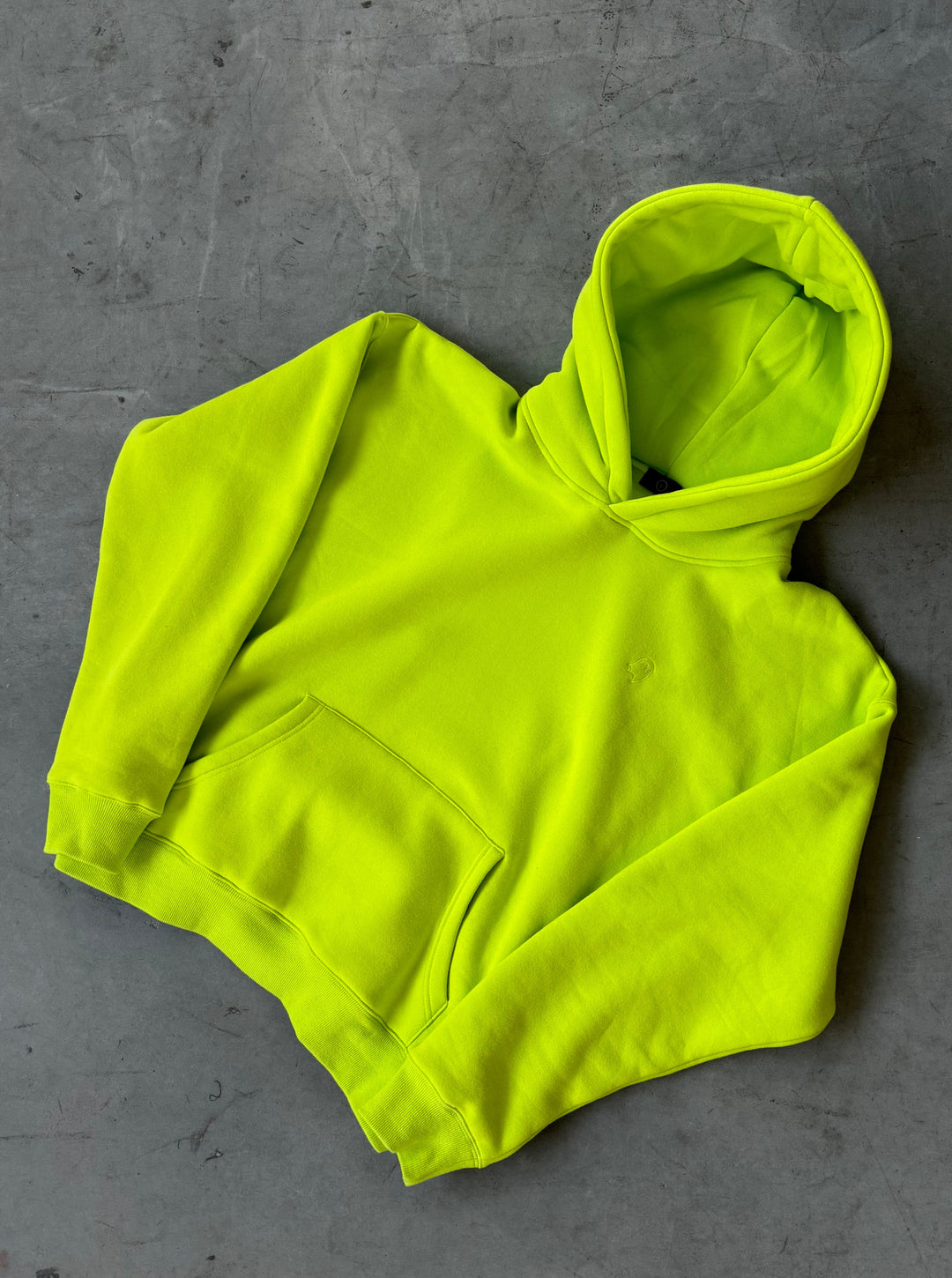 Cloud Hoodie — Electric Lime