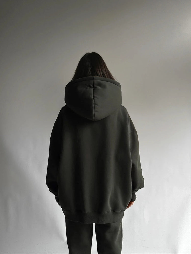 Heavyweight Hoodie — Hunter Green - Cozy Ghost