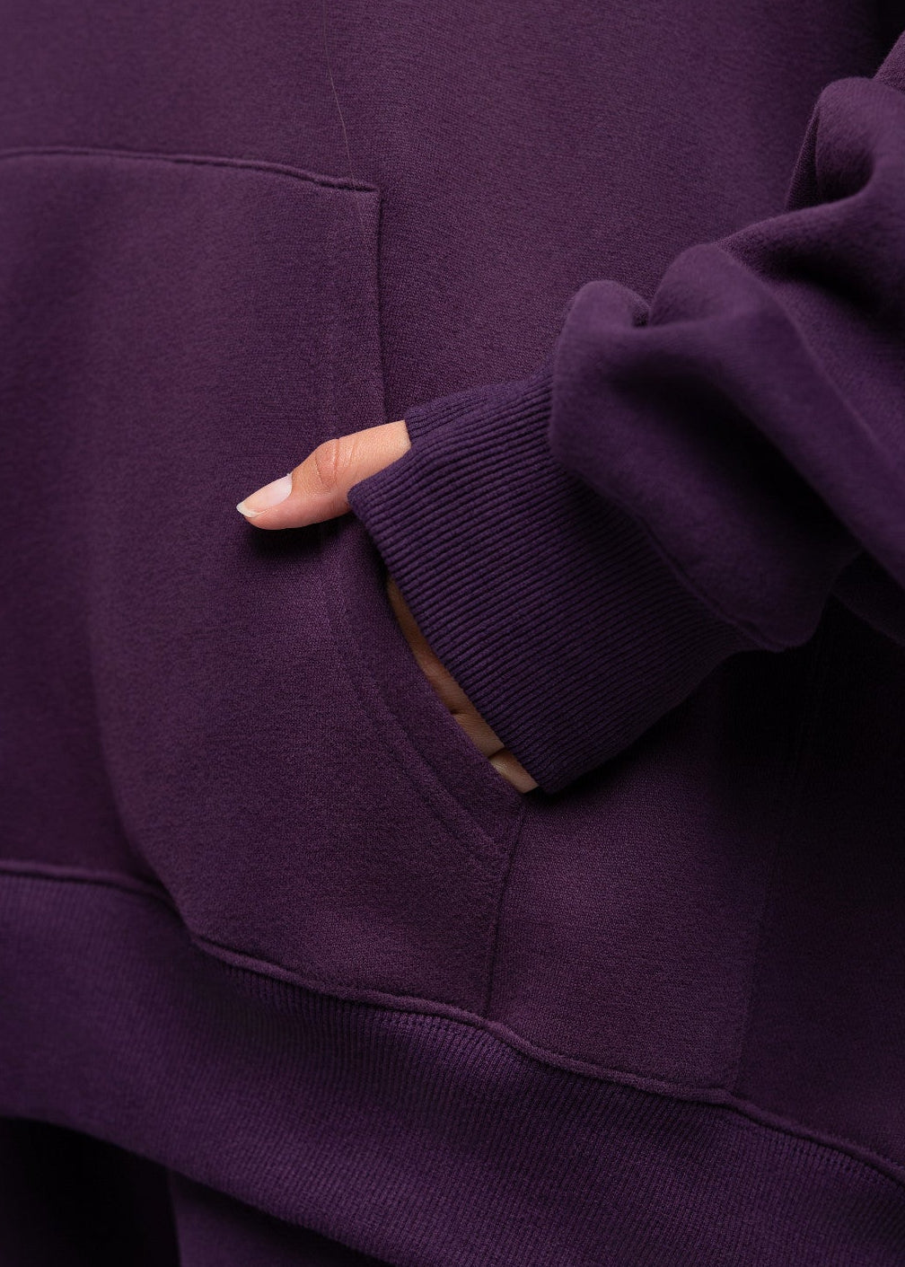 Cloud Pullover Hoodie — Plum (v3)