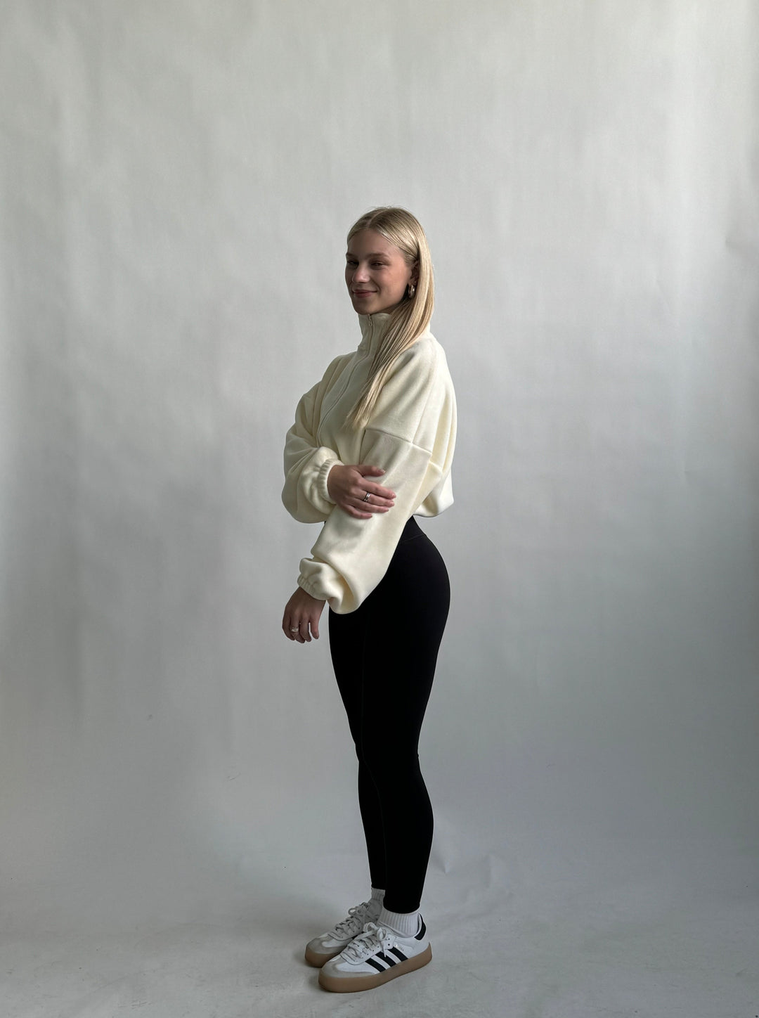 City Fleece Jacket — Vanilla Bean