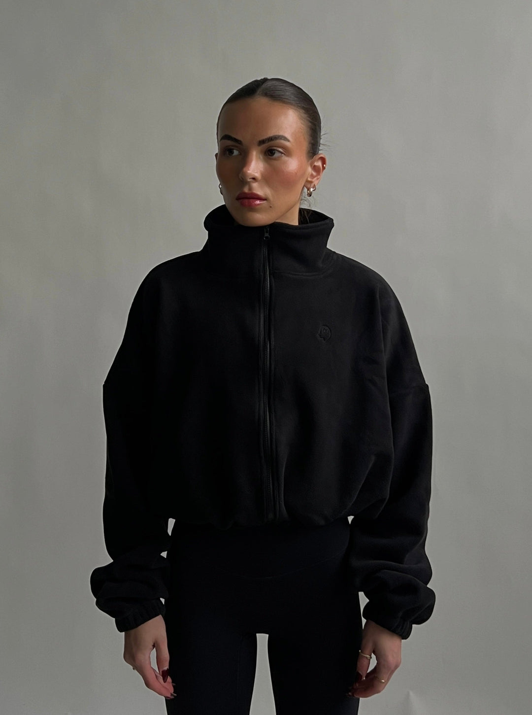 City Fleece Jacket — Black