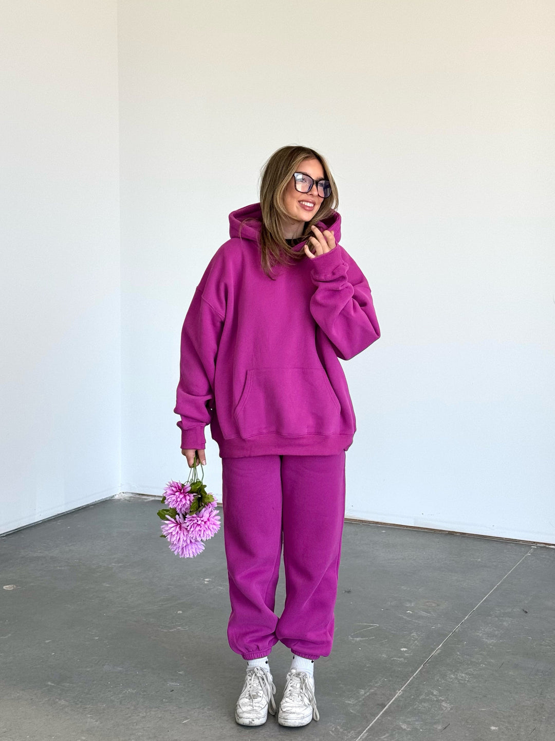 Cloud Hoodie — Magenta