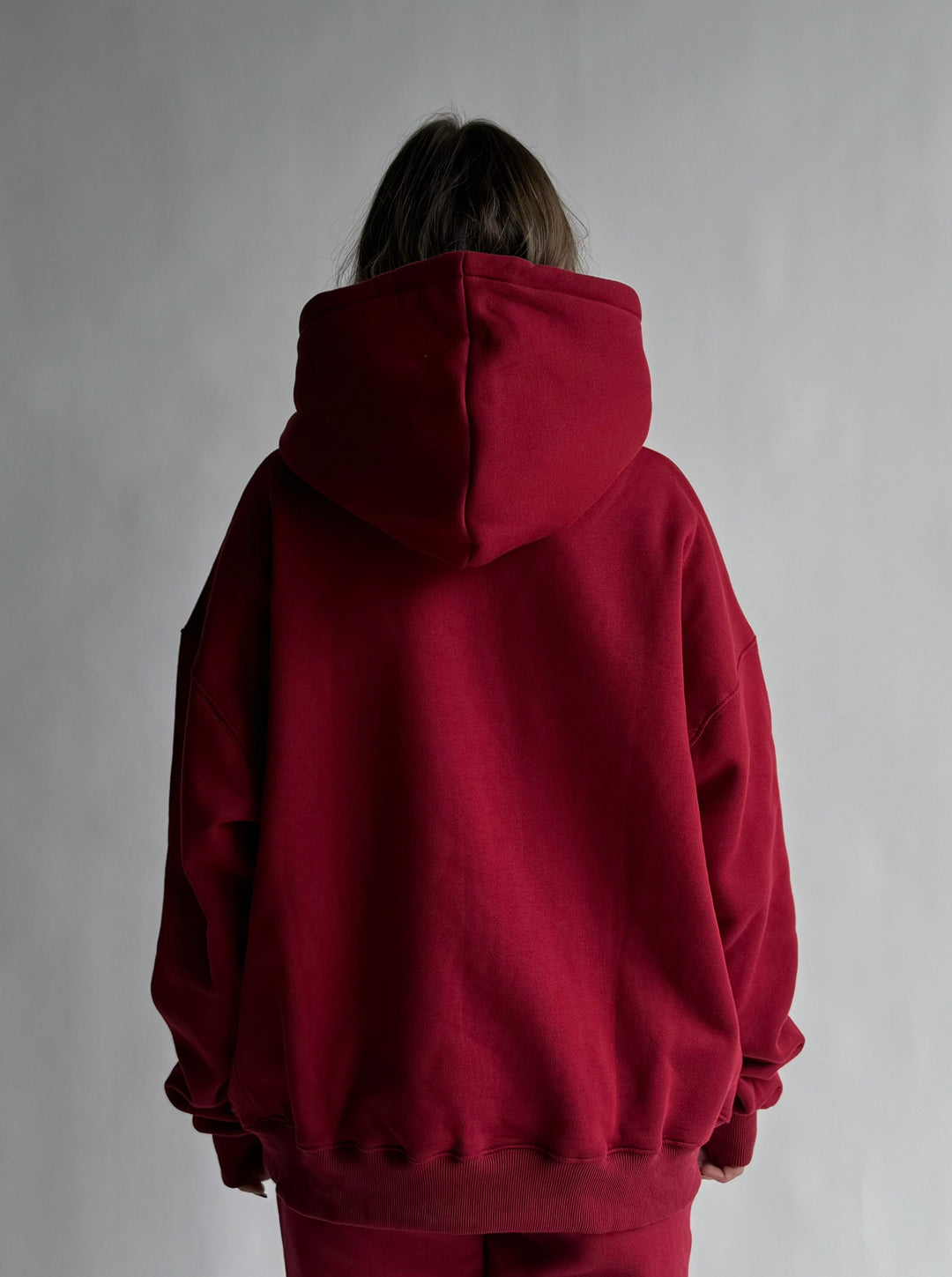 Heavyweight Hoodie — College Red