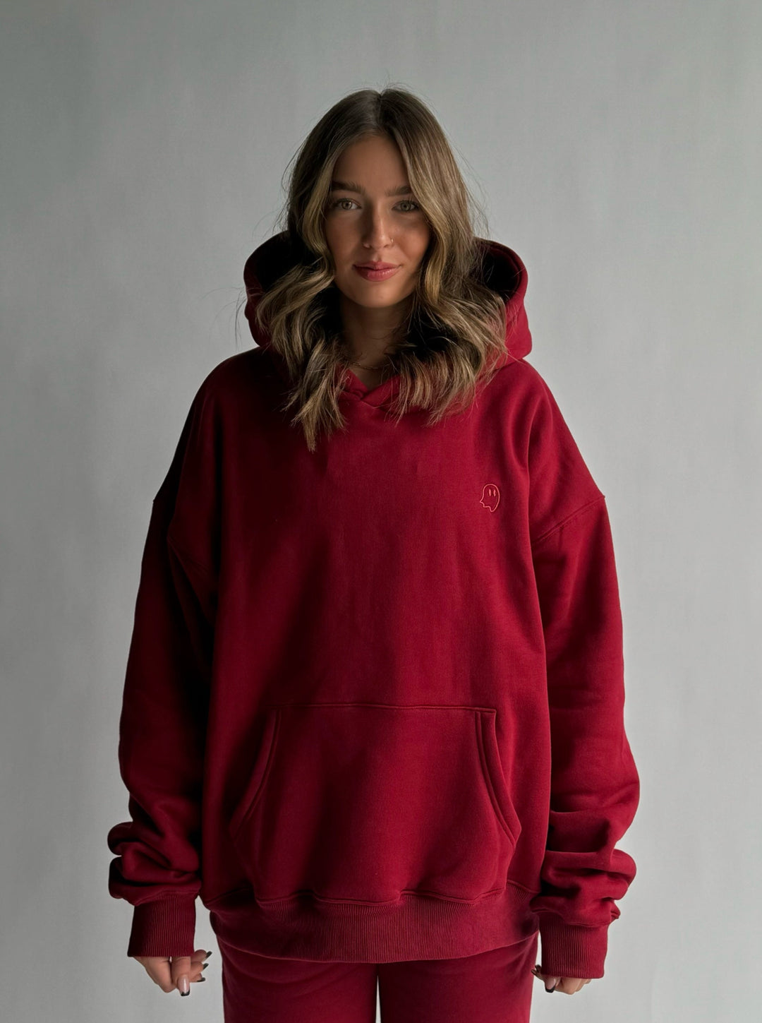 Heavyweight Hoodie — College Red