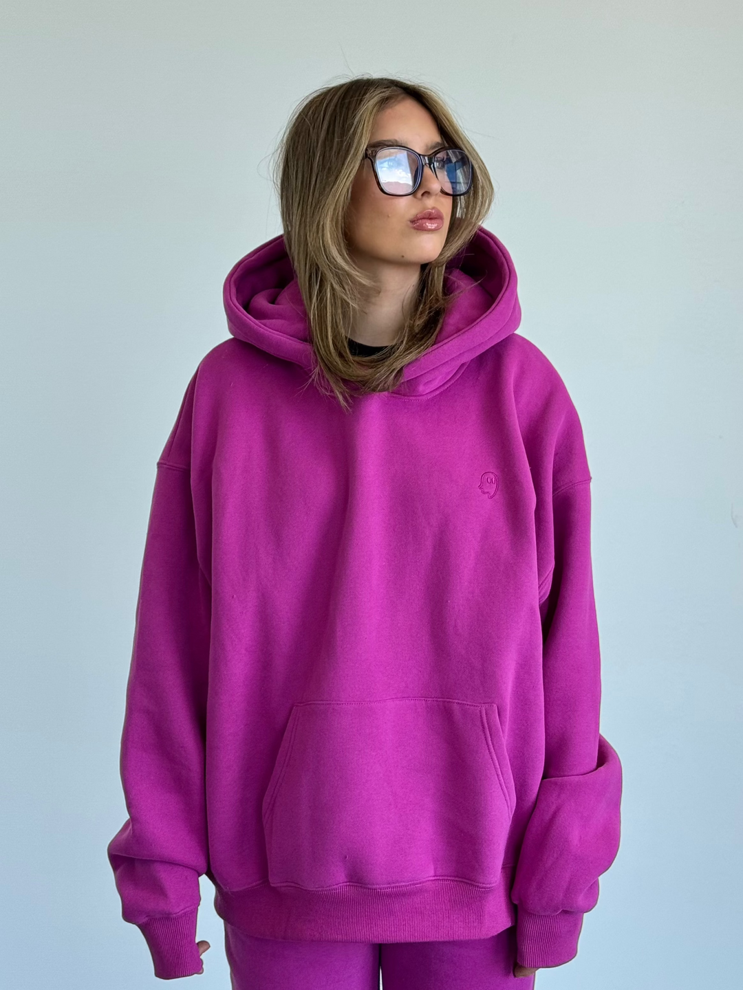 Cloud Hoodie — Magenta