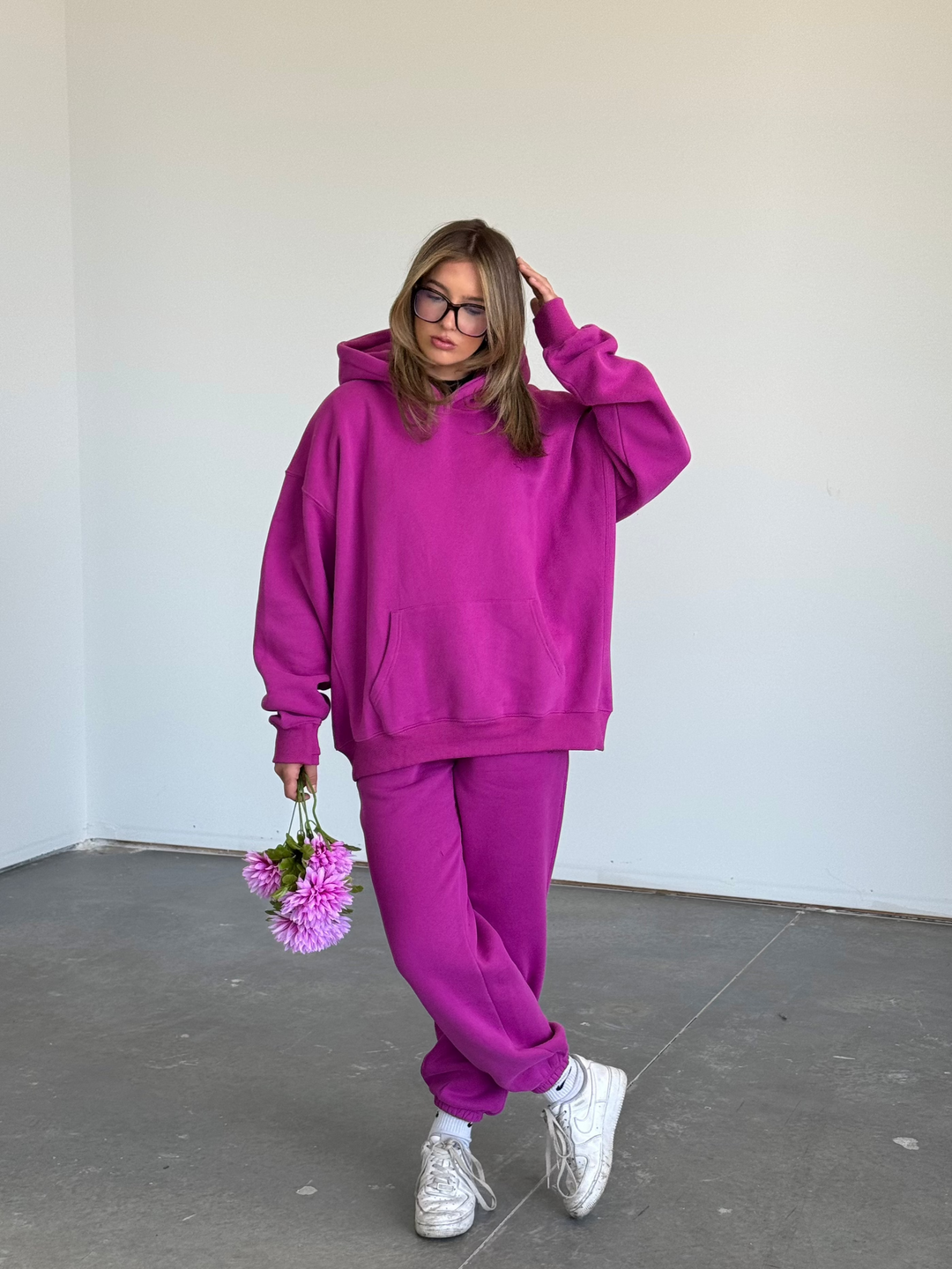 Cloud Hoodie — Magenta