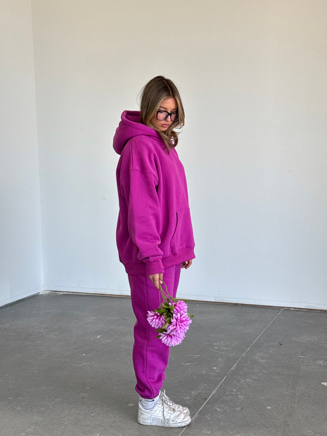 Cloud Hoodie — Magenta