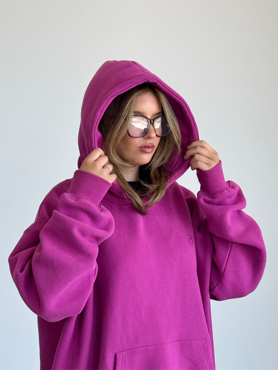 Cloud Hoodie — Magenta