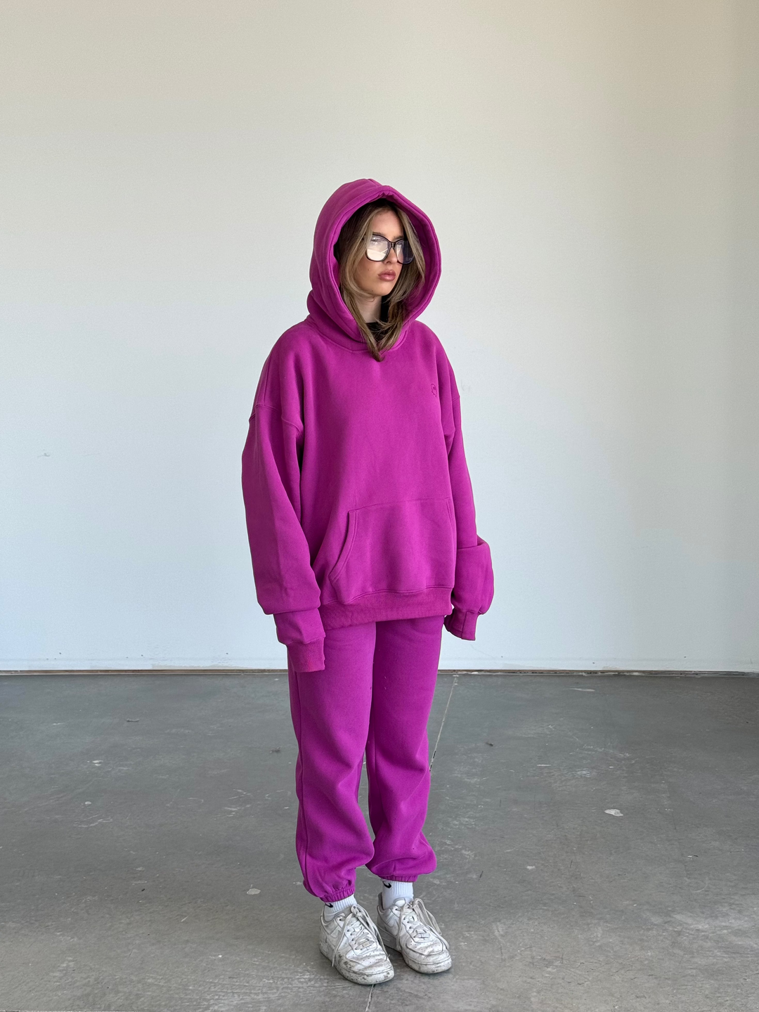 Cloud Hoodie — Magenta