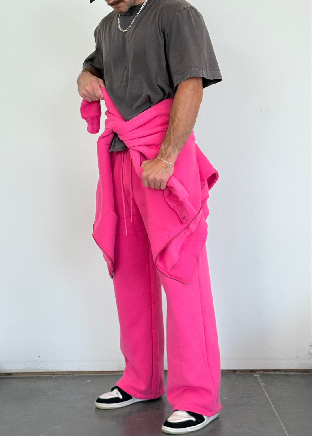 Cloud Hoodie Zip — Malibu Pink