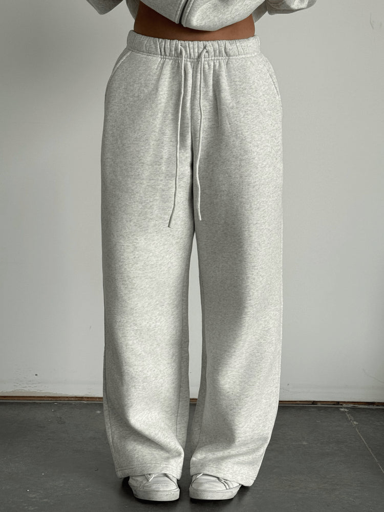 Baggy Cloud Sweats — Heather Grey - Cozy Ghost