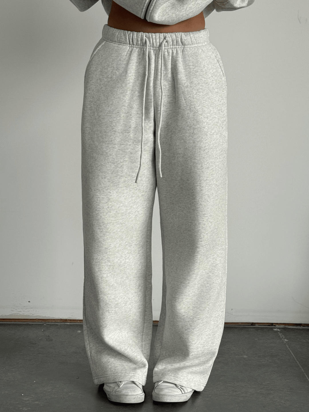 Baggy Cloud Sweats — Heather Grey - Cozy Ghost