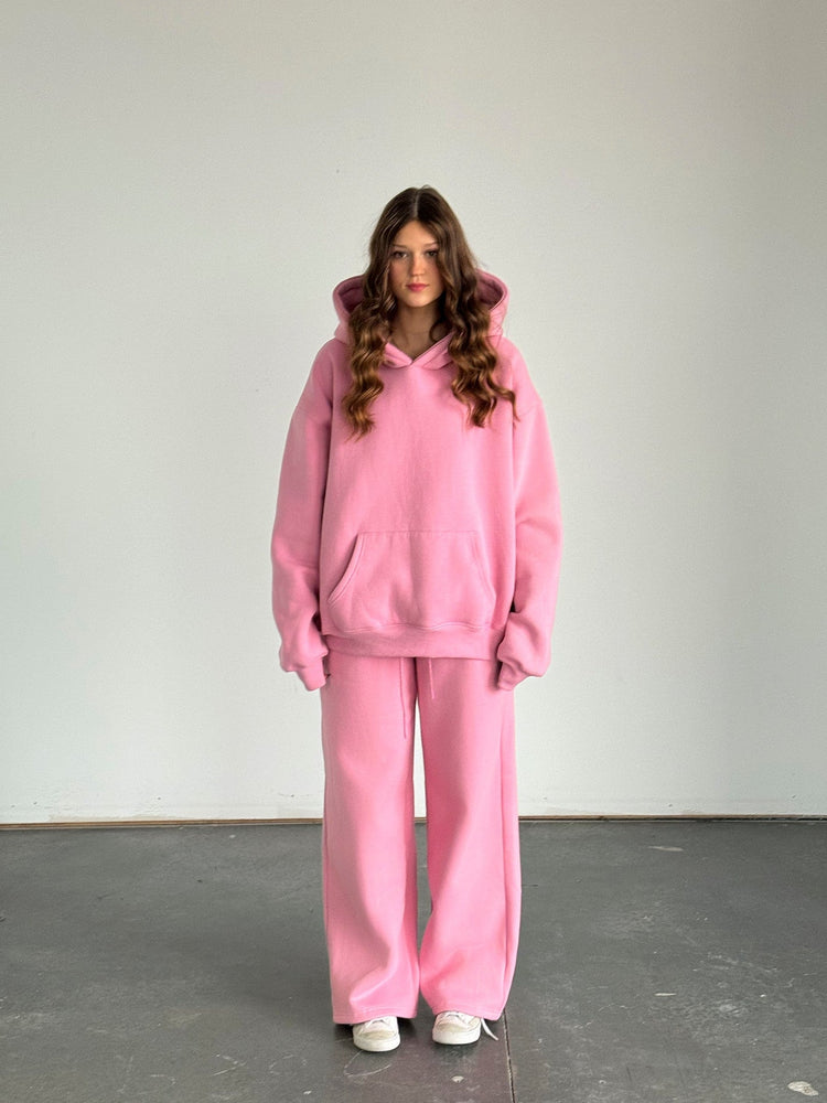 Baggy Heavyweight Sweats — Bubblegum - Cozy Ghost