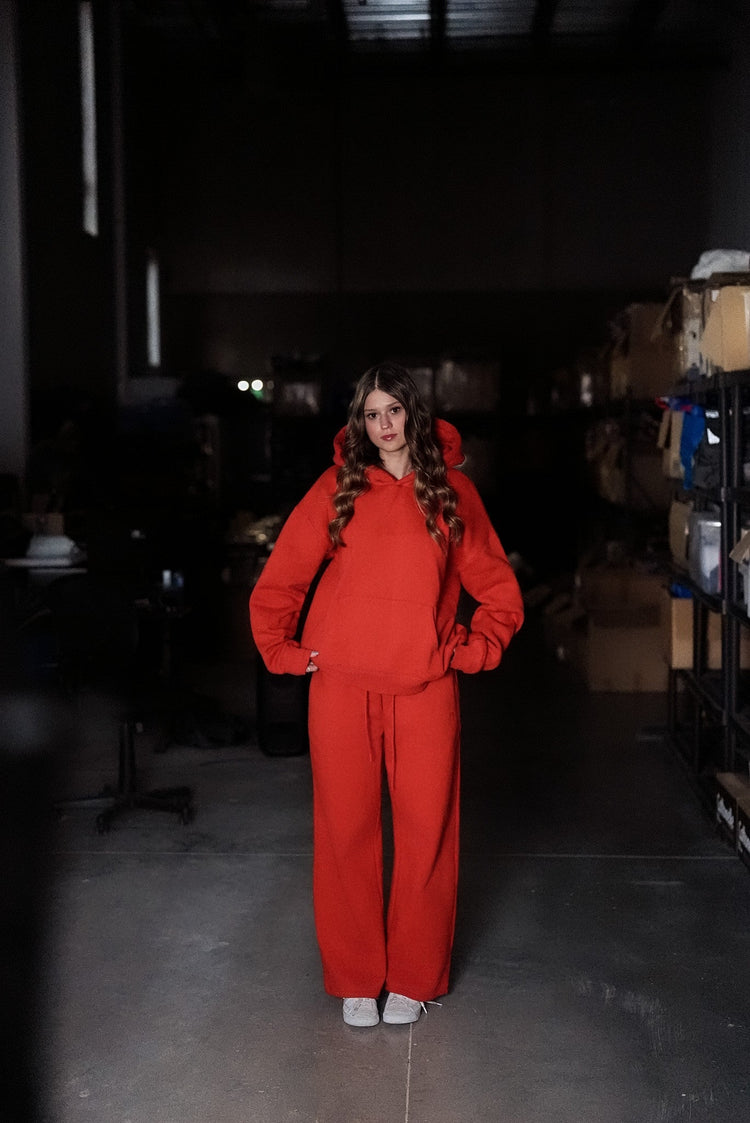 Baggy Heavyweight Sweats — Ember - Cozy Ghost