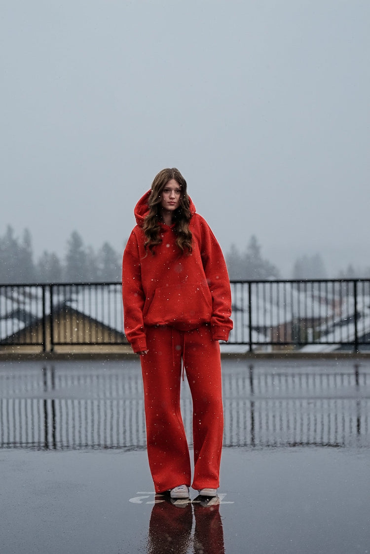 Baggy Heavyweight Sweats — Ember - Cozy Ghost