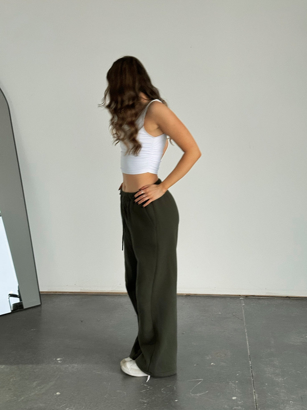 Baggy Heavyweight Sweats — Hunter Green - Cozy Ghost