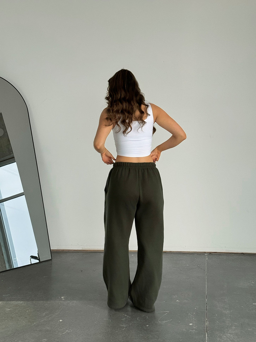 Baggy Heavyweight Sweats — Hunter Green - Cozy Ghost