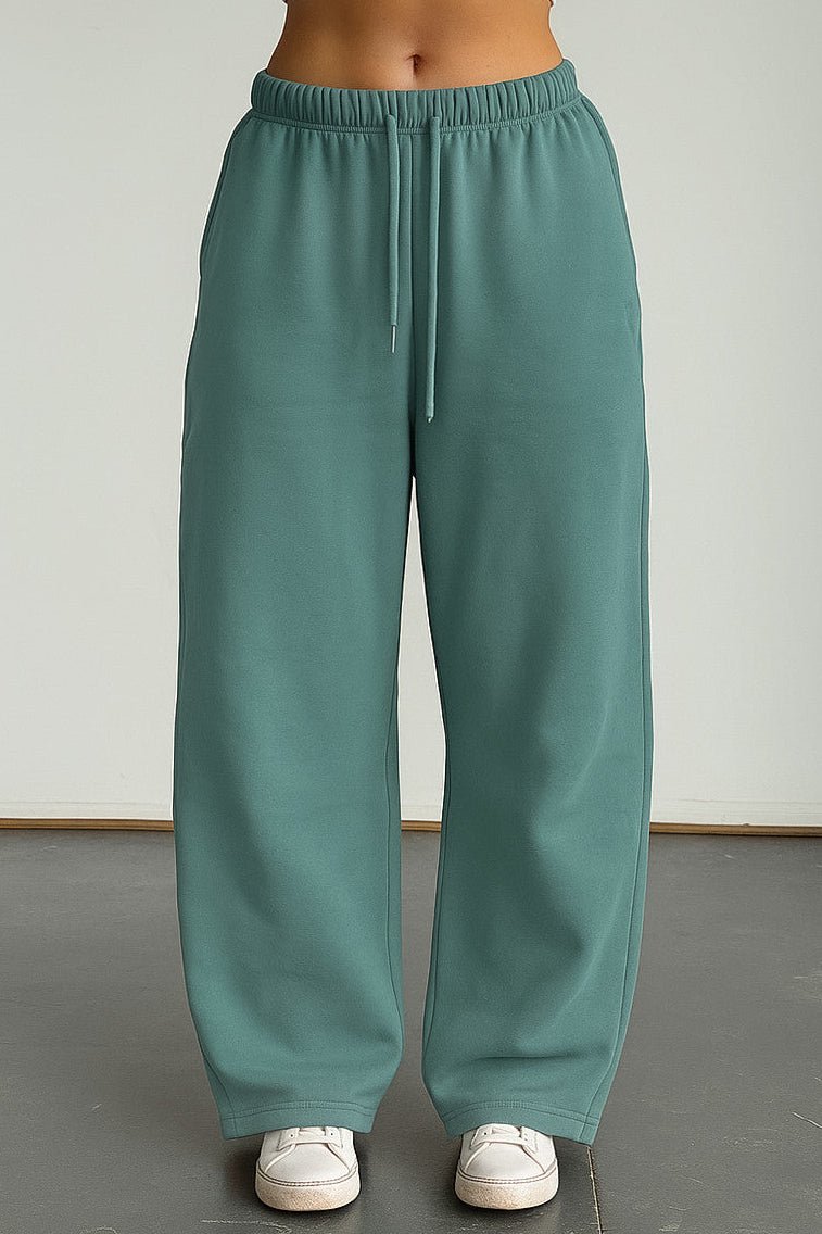 Baggy Heavyweight Sweats — Sage - Cozy Ghost