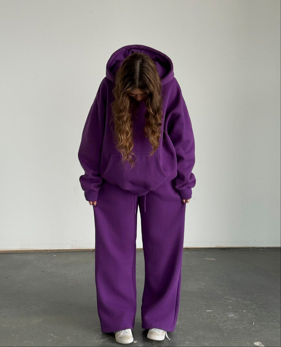 Baggy Heavyweight Sweats — Ultra Violet - Cozy Ghost