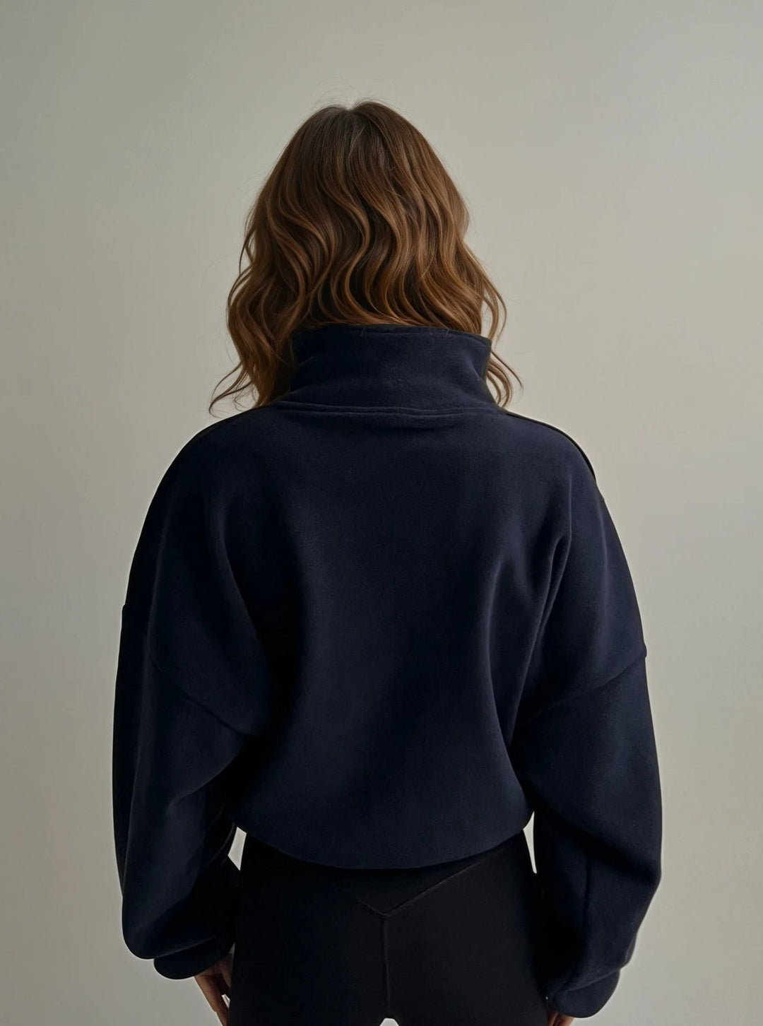 City Fleece Jacket — Oxford - Cozy Ghost