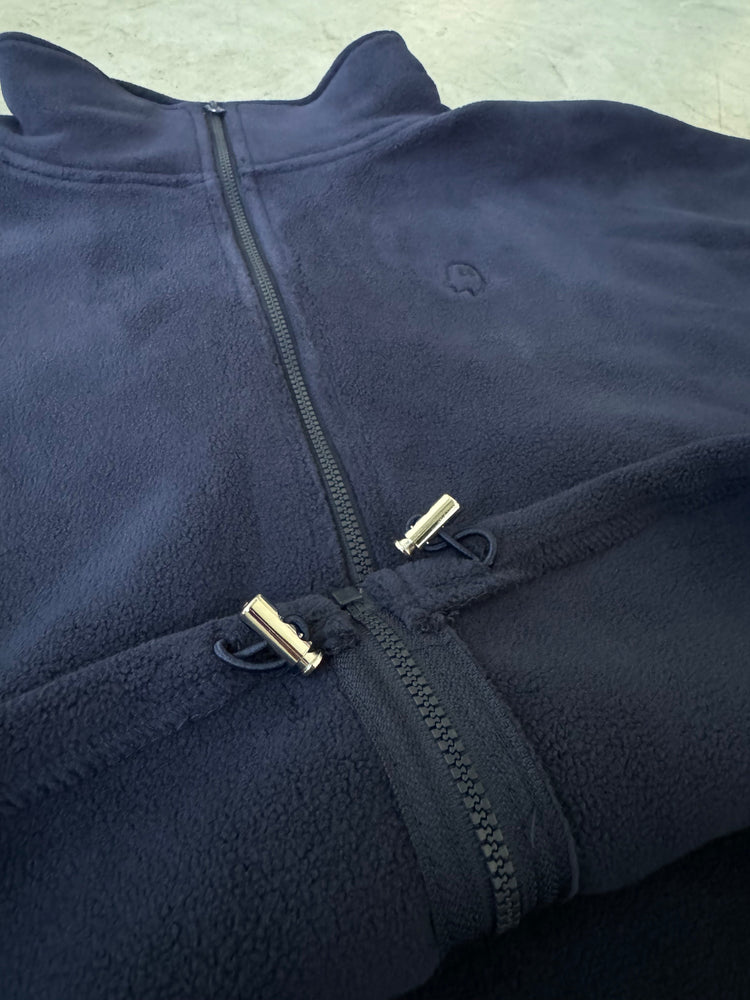 City Fleece Jacket — Oxford - Cozy Ghost