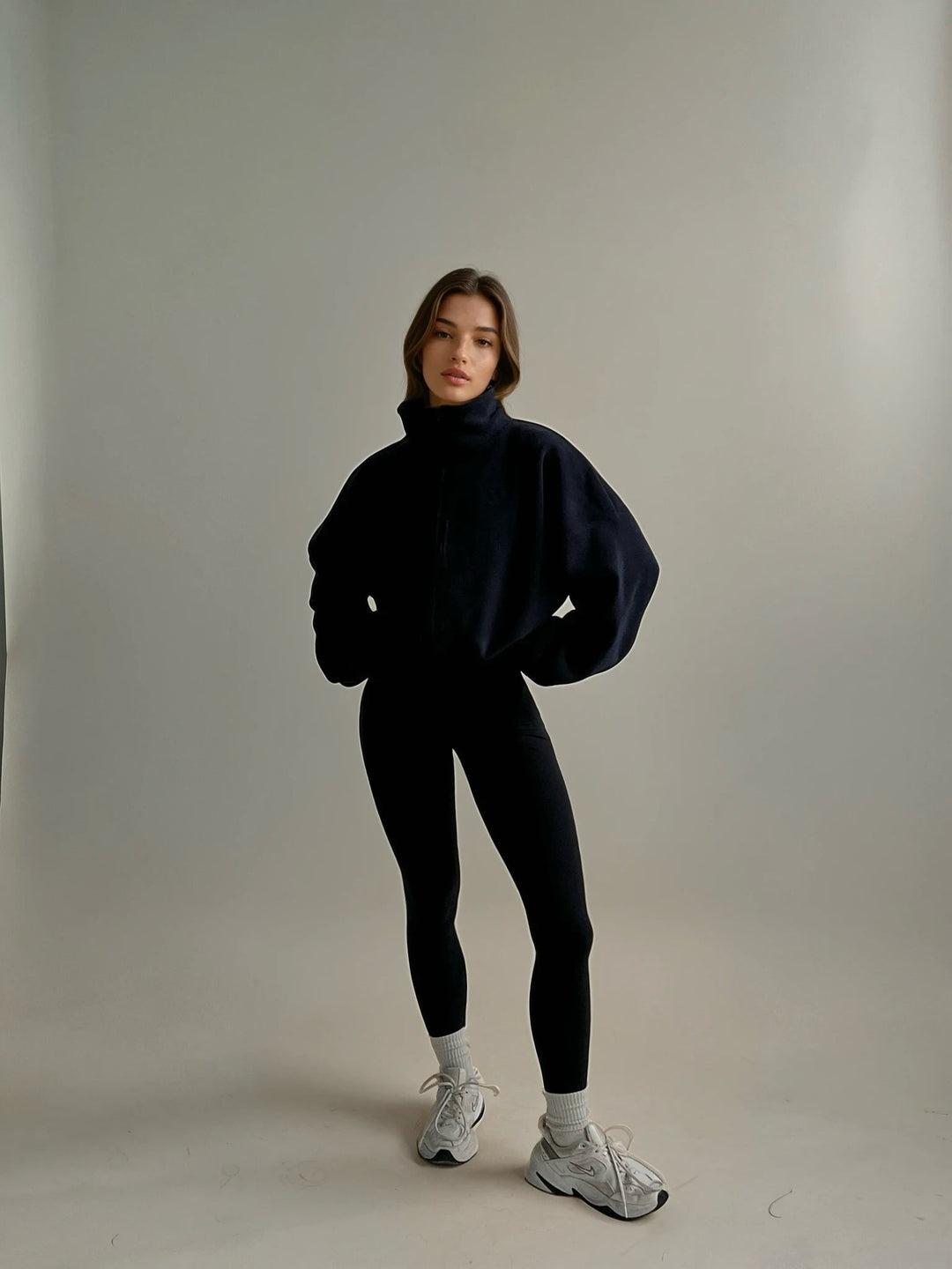 City Fleece Jacket — Oxford - Cozy Ghost