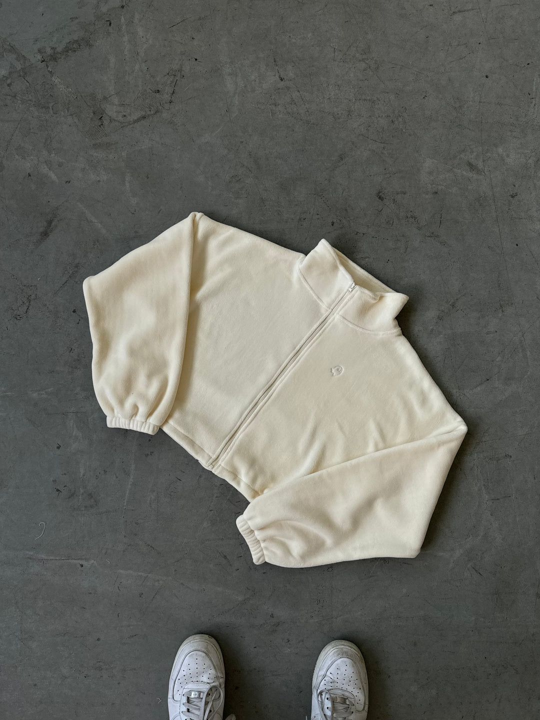 City Fleece Jacket — Vanilla Bean - Cozy Ghost