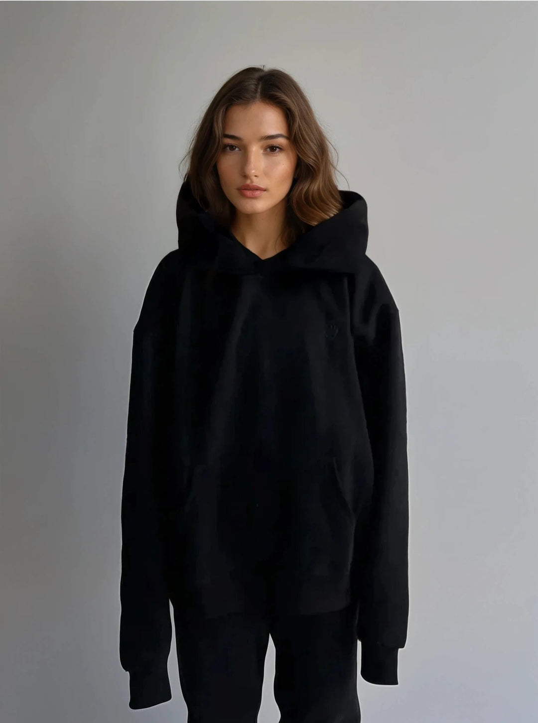 Cloud Hoodie — Black - Cozy Ghost