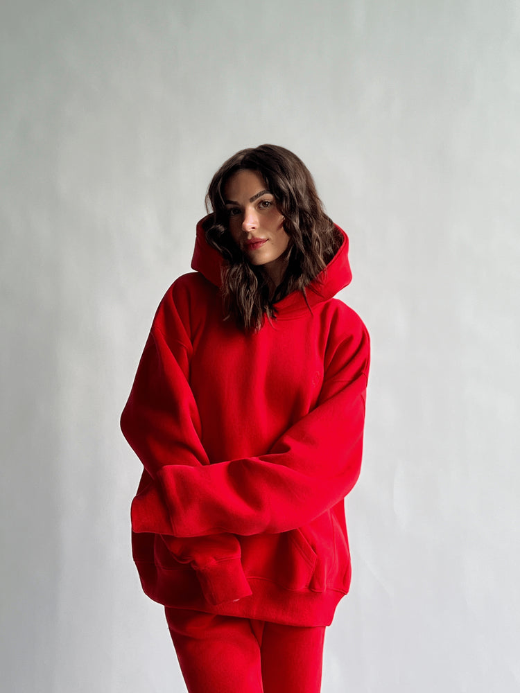 Cloud Hoodie — Cherry - Cozy Ghost