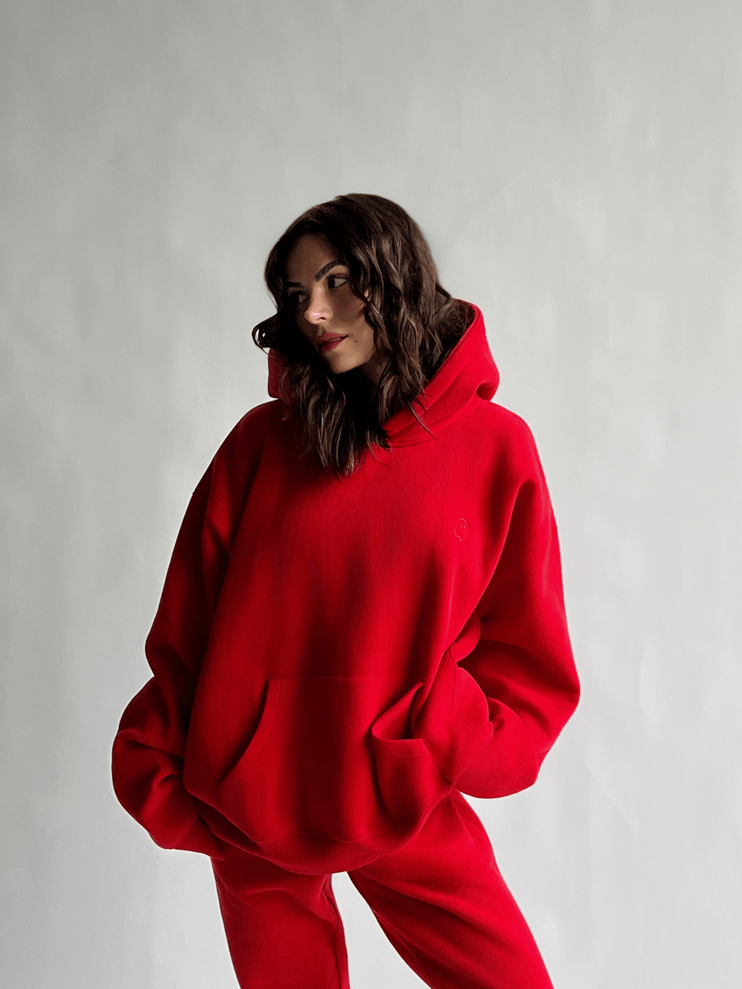 Cloud Hoodie — Cherry - Cozy Ghost