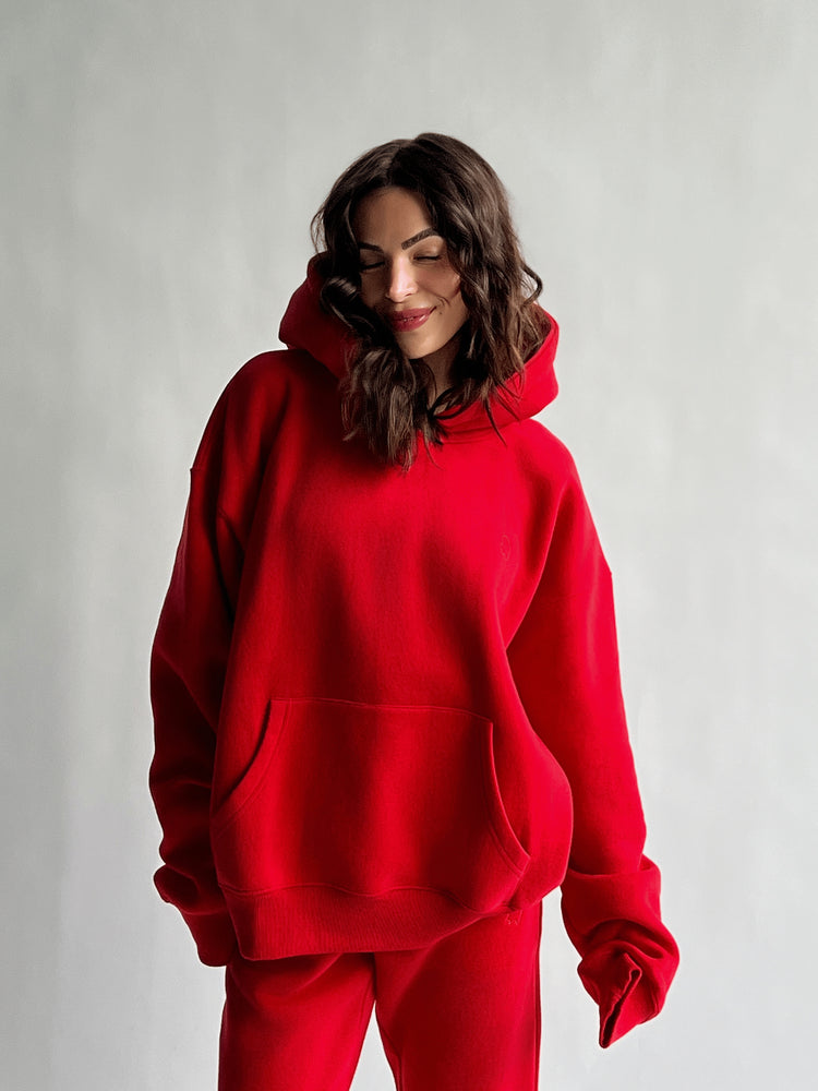 Cloud Hoodie — Cherry - Cozy Ghost