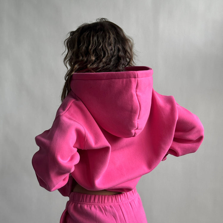 Cloud Hoodie — Malibu Pink - Cozy Ghost