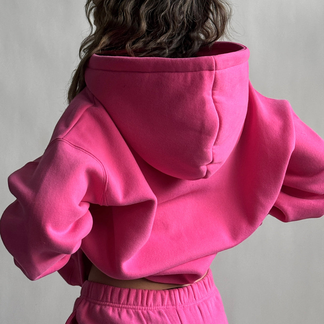 Cloud Hoodie — Malibu Pink - Cozy Ghost