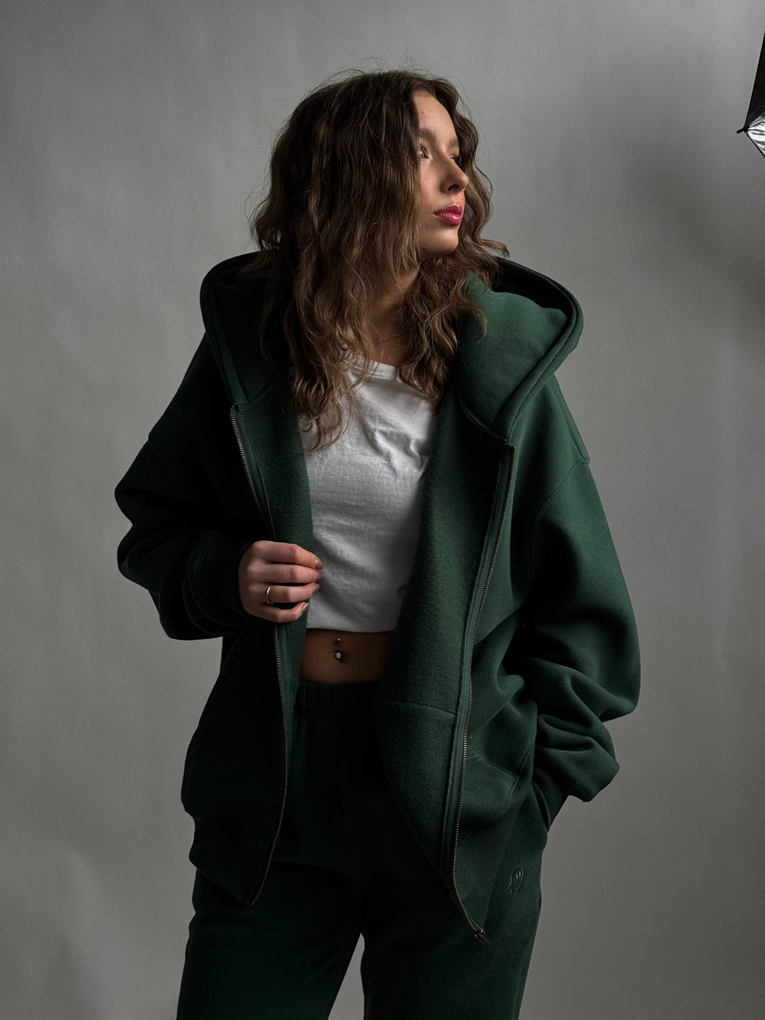 Cloud Hoodie ZIP — Ivy - Cozy Ghost