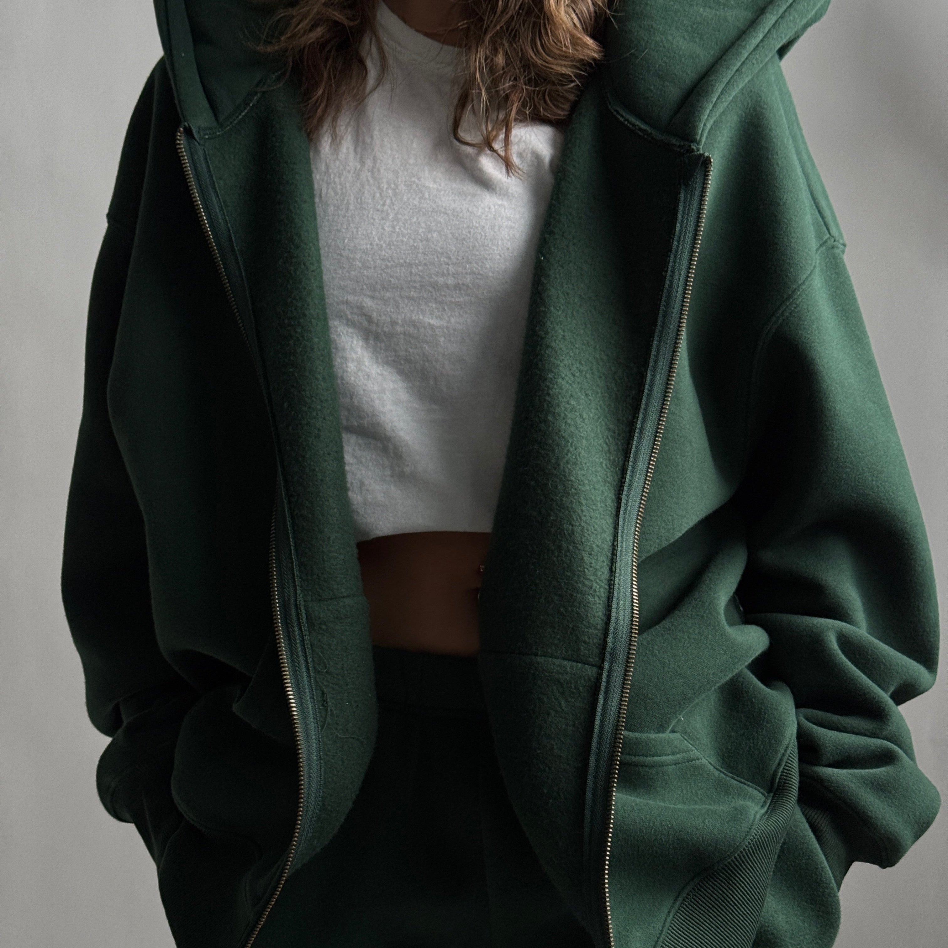 Cloud Hoodie ZIP — Ivy - Cozy Ghost