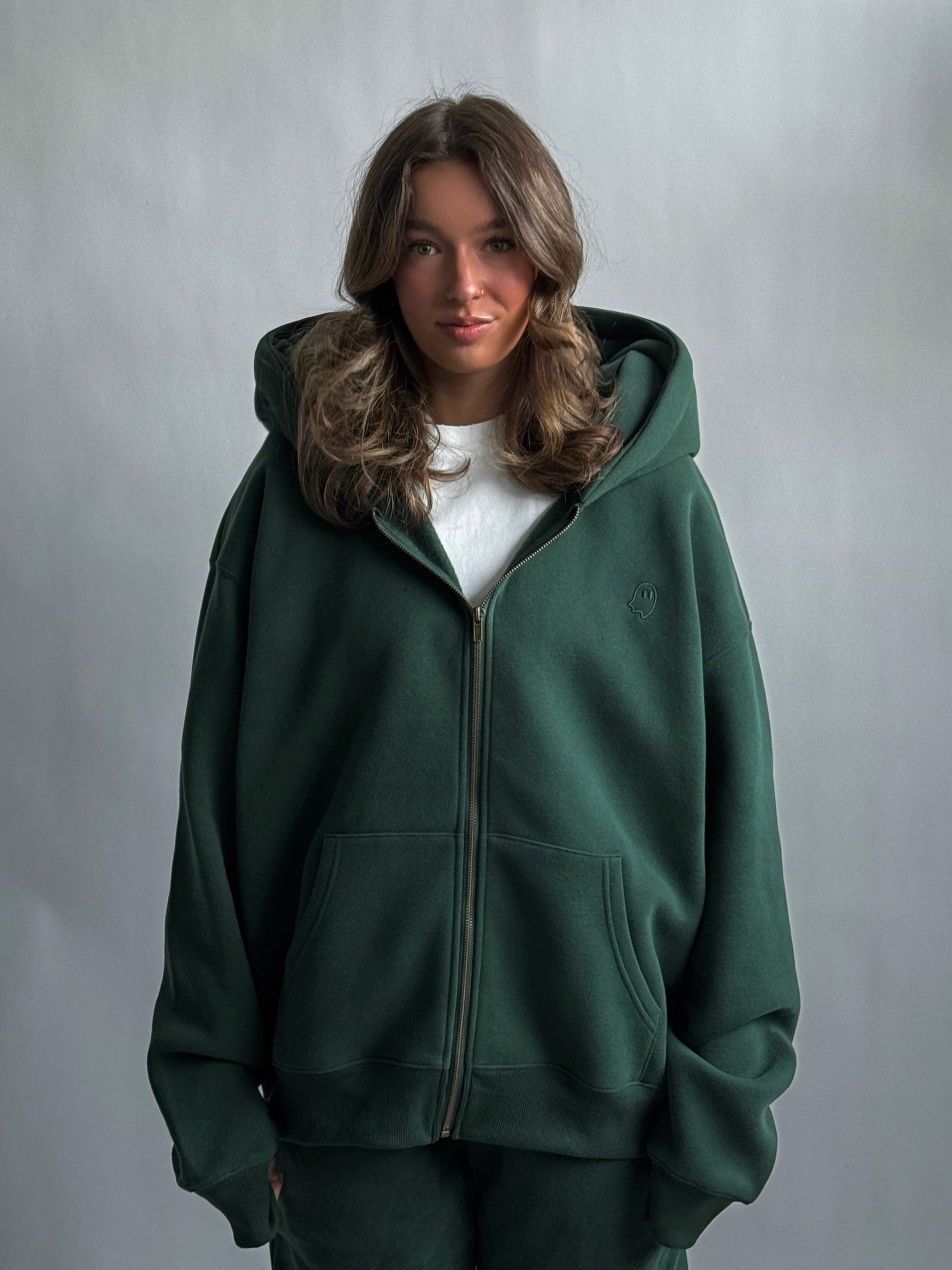 Cloud Hoodie ZIP — Ivy - Cozy Ghost