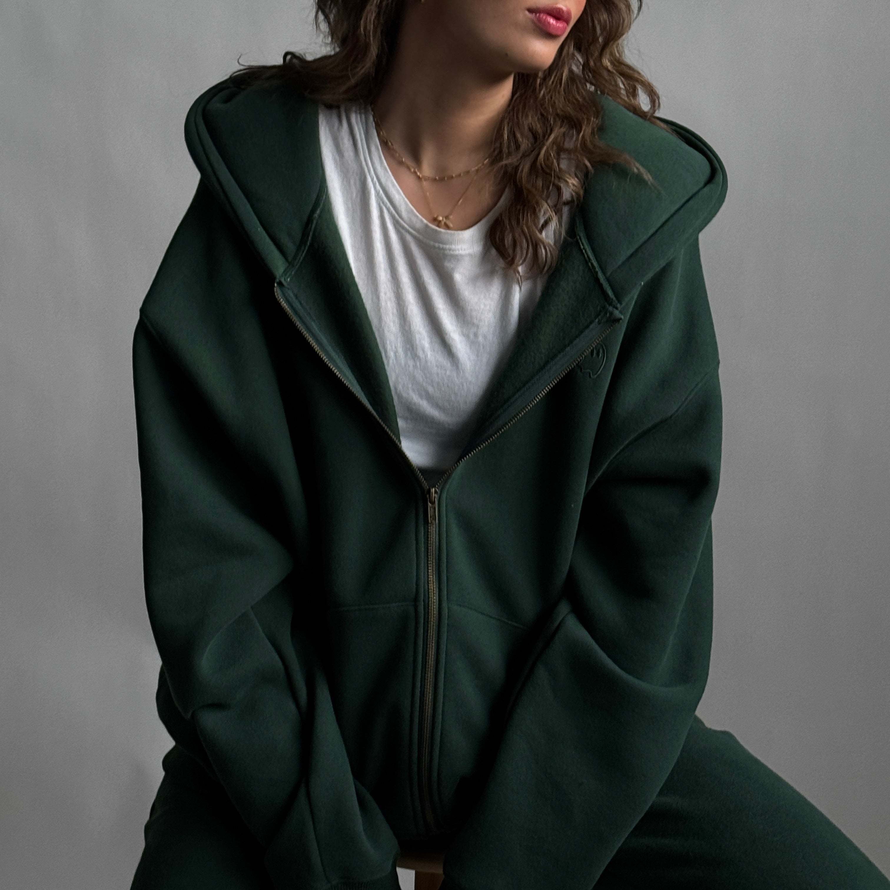 Cloud Hoodie ZIP — Ivy - Cozy Ghost