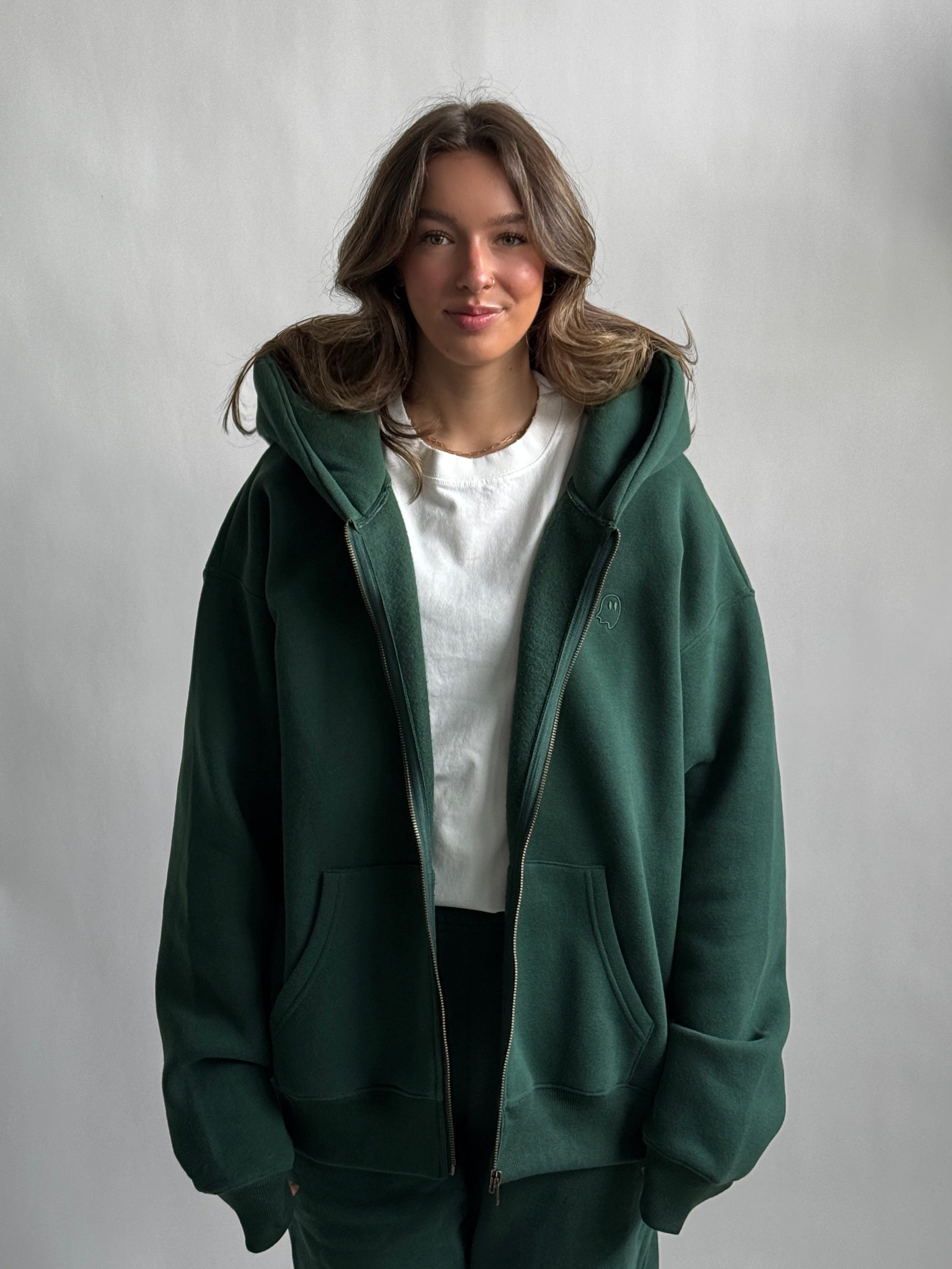 Cloud Hoodie ZIP — Ivy - Cozy Ghost