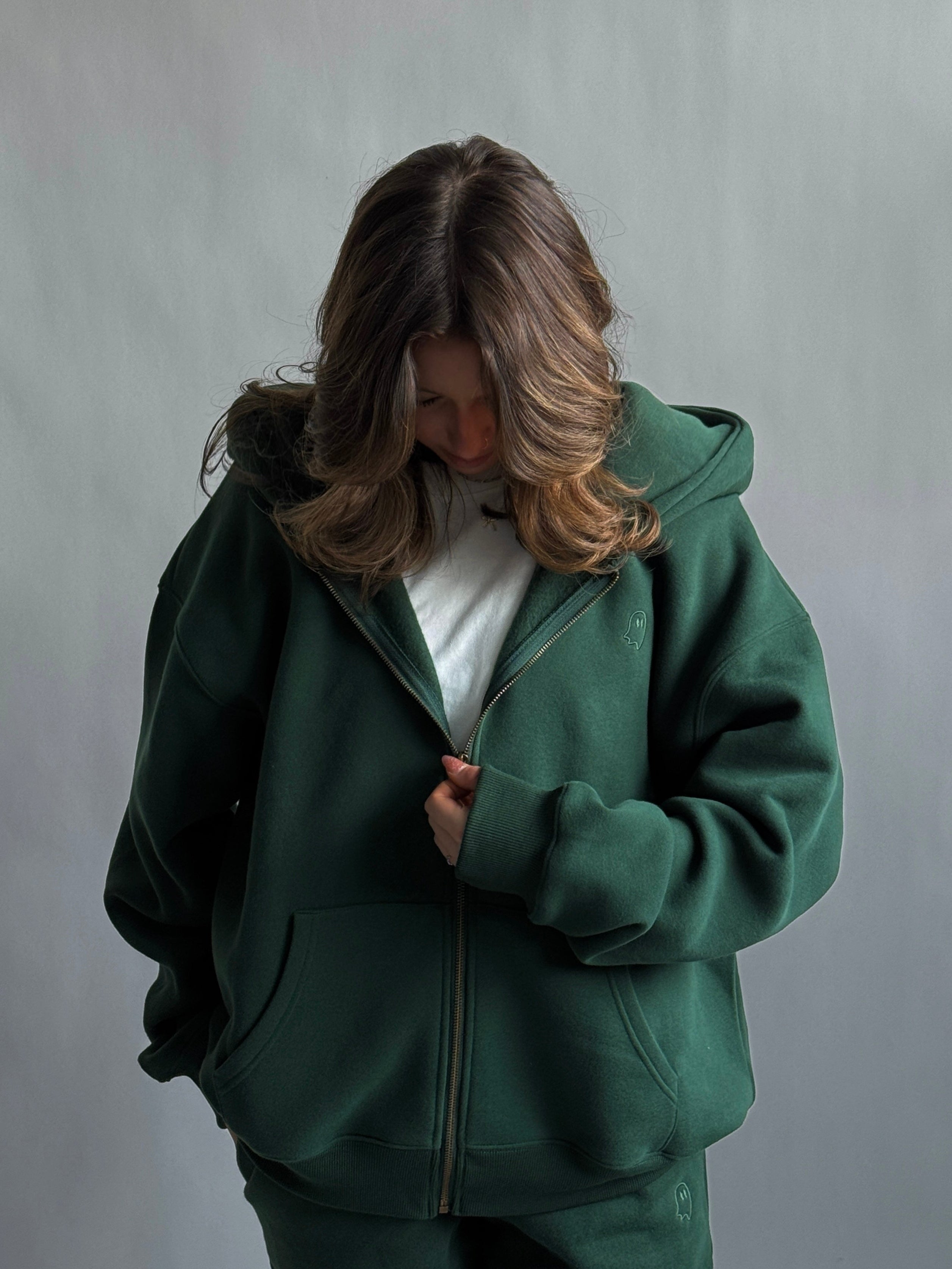 Cloud Hoodie ZIP — Ivy - Cozy Ghost