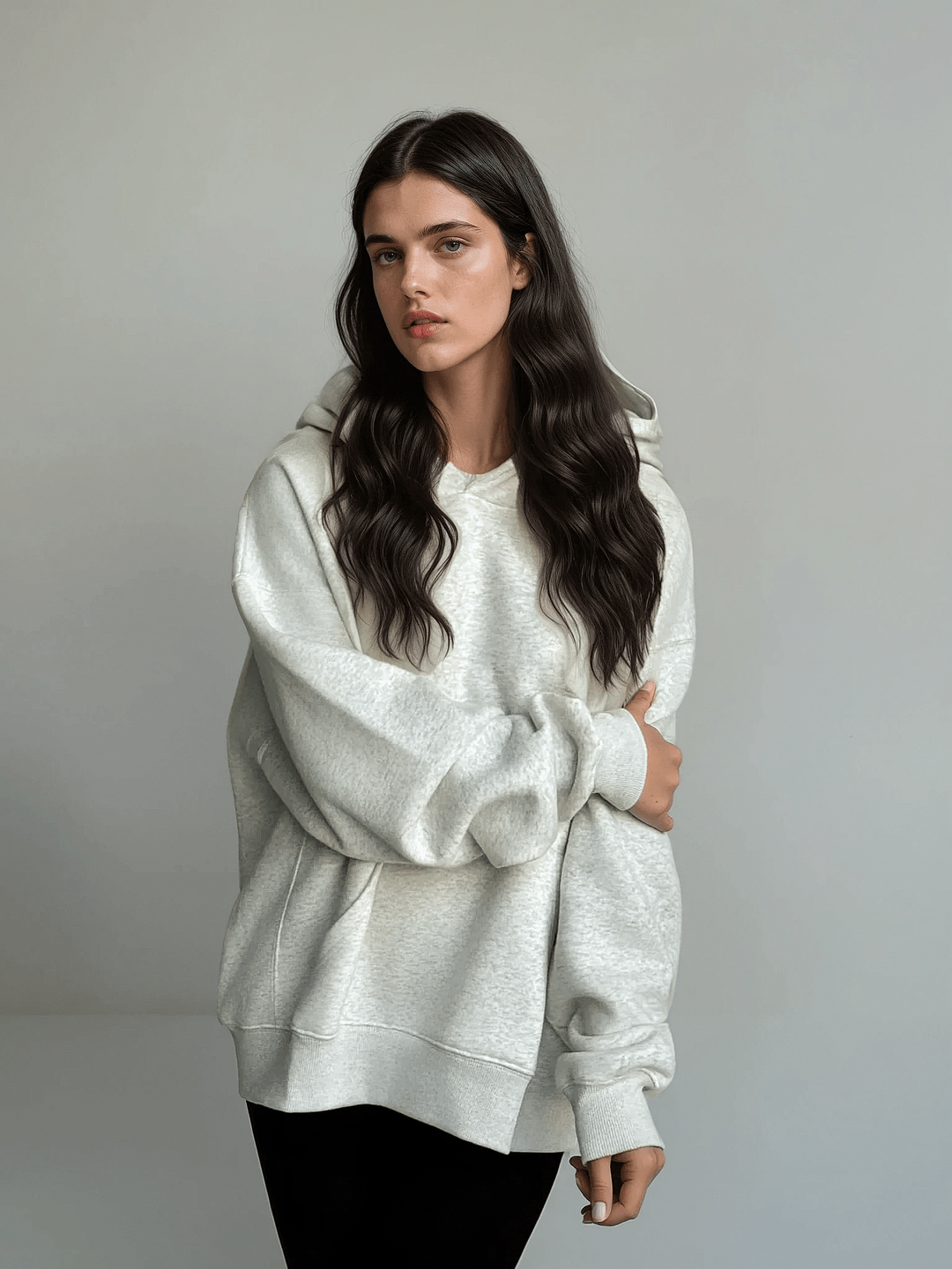 Cloud Pullover Hoodie — Heather Grey (v3)