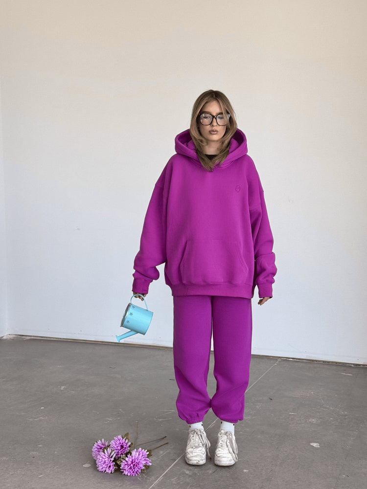 Cloud Pullover Hoodie — Magenta - Cozy Ghost