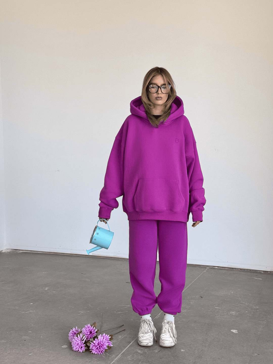 Cloud Pullover Hoodie — Magenta - Cozy Ghost