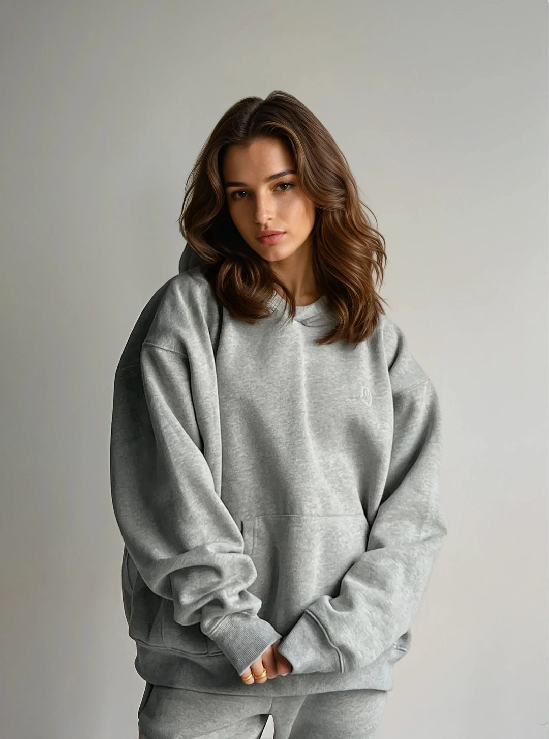 Heavyweight Hoodie — Athletic Grey
