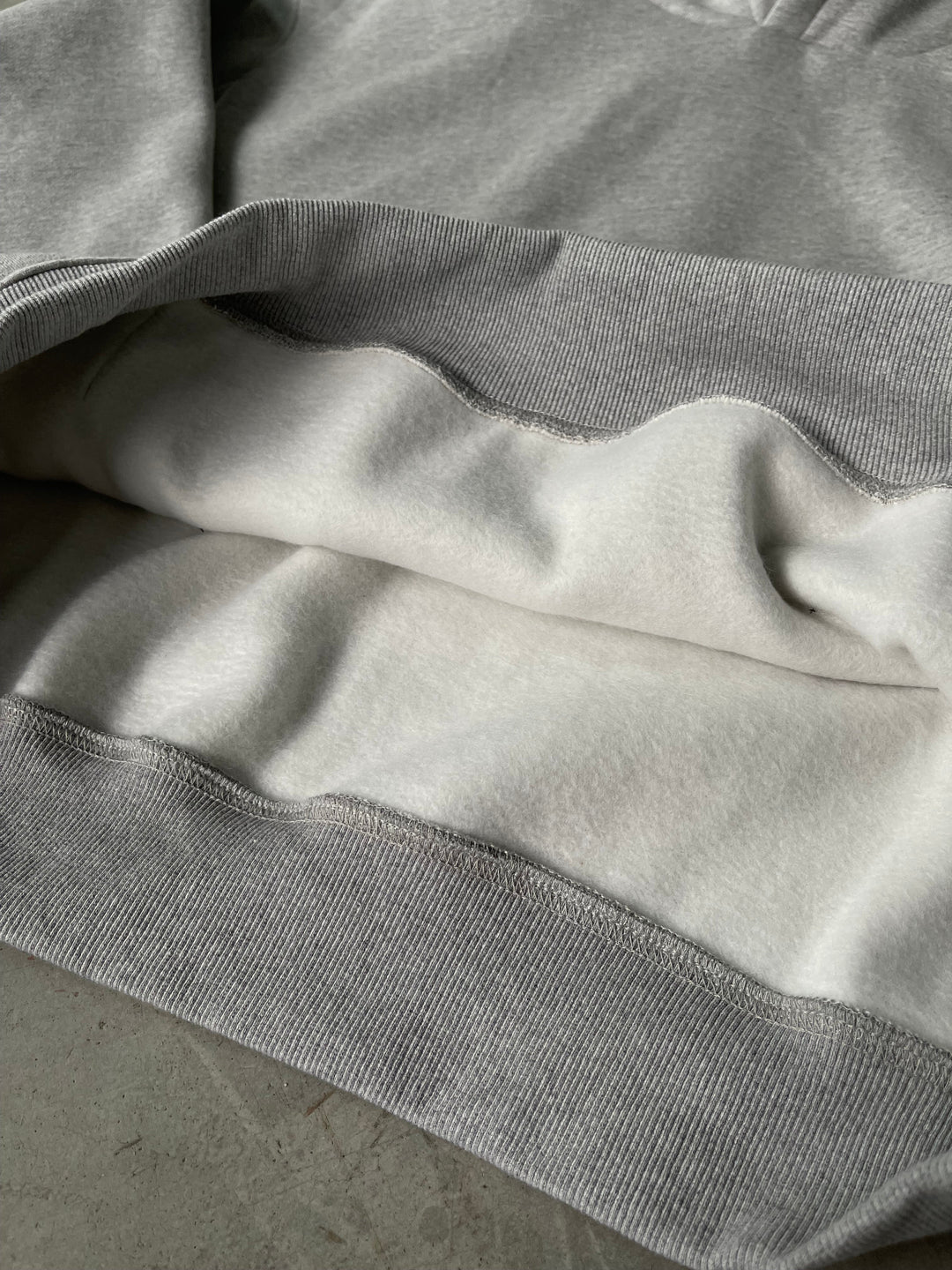 Heavyweight Hoodie — Athletic Grey - Cozy Ghost