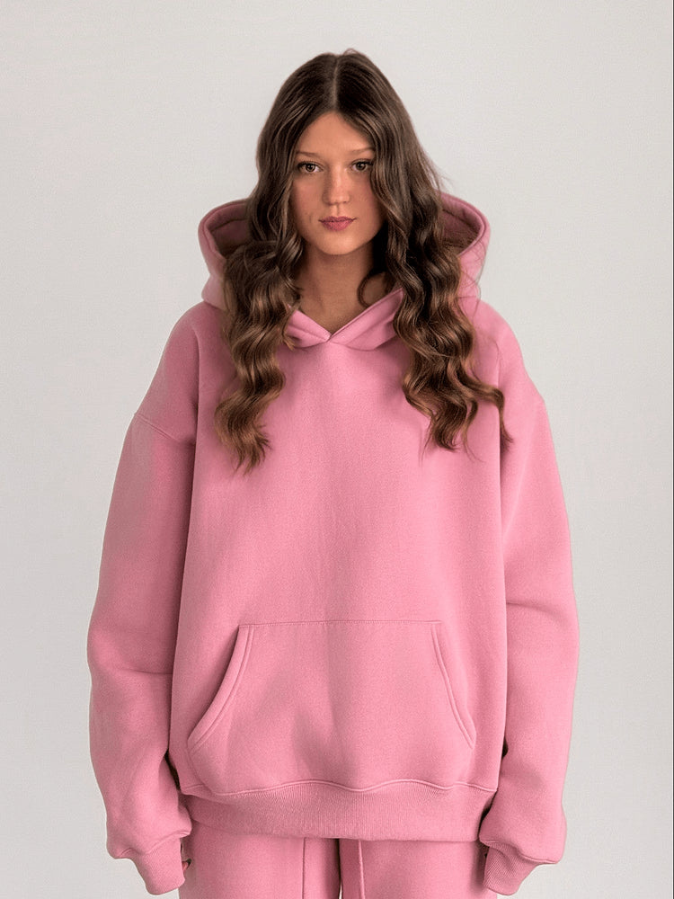 Heavyweight Pullover Hoodie — Bubblegum - Cozy Ghost