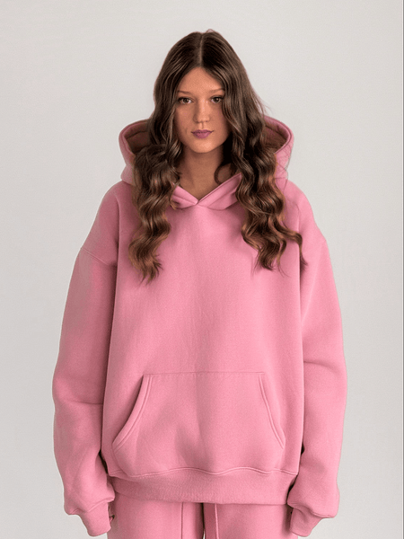 Bubblegum Heavyweight Hoodie | Ultra-Soft, Structured Comfort